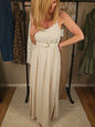 Maxikleid "PAULINA" - creme