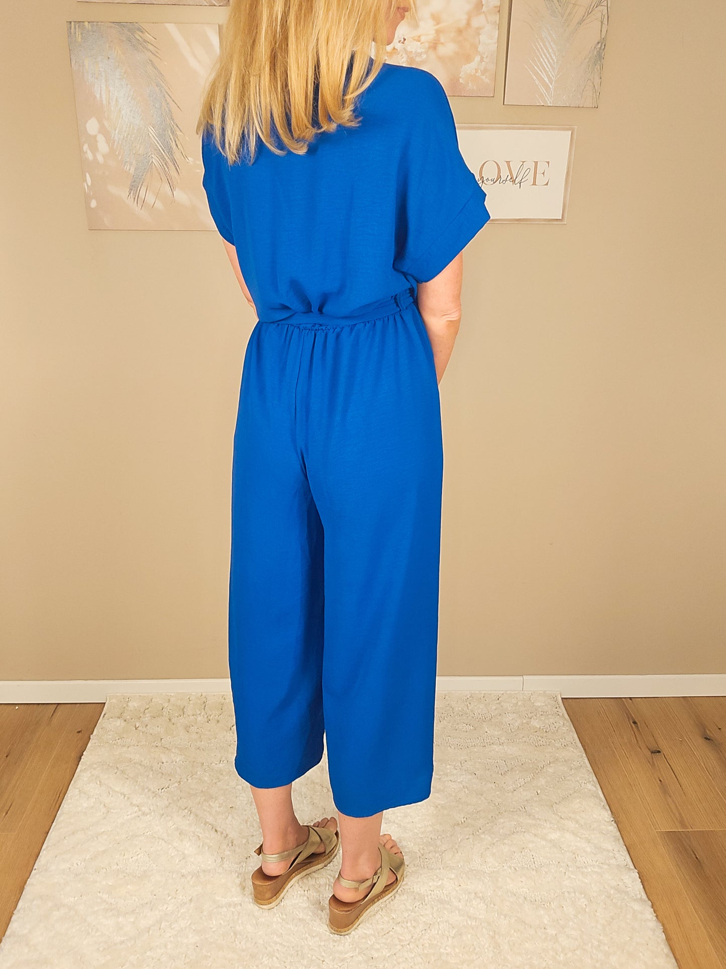 Jumpsuit Einteiler "LUISE" - blau