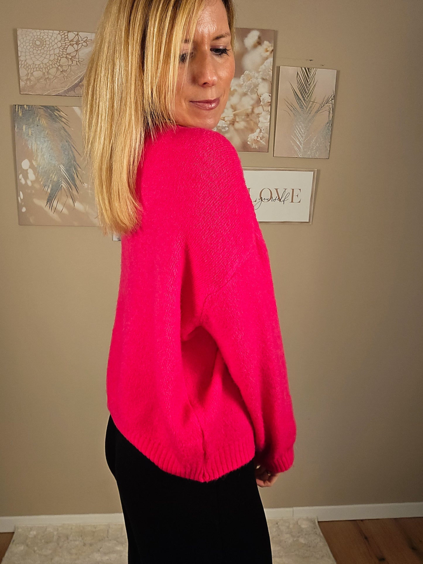 Sommer Cardigan "SUN" - pink