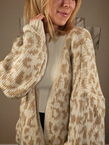 Leo Cardigan "ANNA" - beige/creme