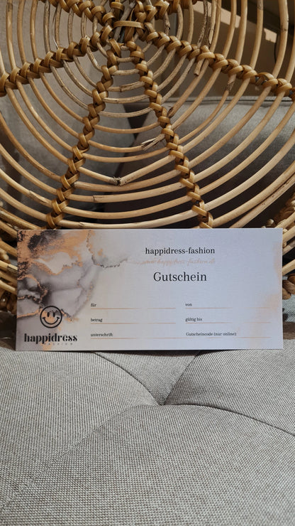 happidress-fashion Geschenkgutschein