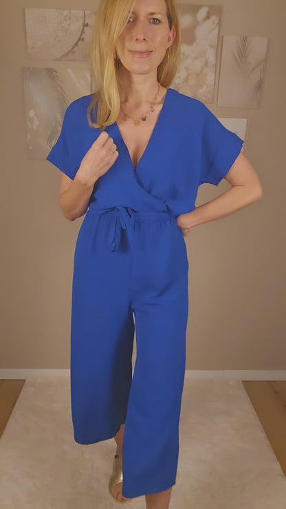 Jumpsuit Einteiler "LUISE" - blau