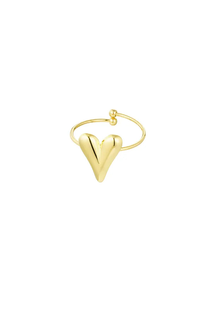 Ring "GOLDEN HEART" - gold